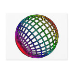 Rainbow Globe postcards