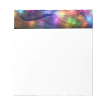 rainbow glowing lights scratch pads