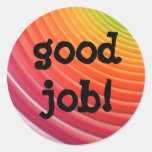 Rainbow GOOD JOB stickers