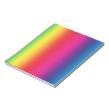 Rainbow Gradient Note Pads