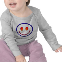 Rainbow Gradient Smiley Face Tshirts