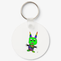 Rainbow gremlin keychains