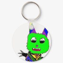 Rainbow gremlin keychains
