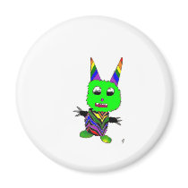 Rainbow gremlin magnets by Gnomination Rainbow gremlin magnets