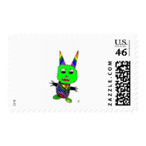Rainbow gremlin postage