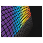 Rainbow Grid Background Flyer Design
