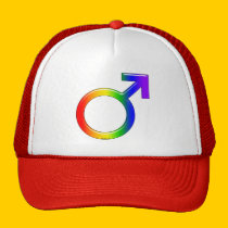 Rainbow Guy Hats hats