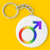 Rainbow Guy Key Chain keychains