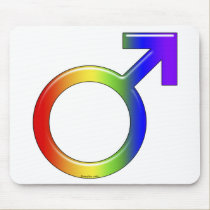 Rainbow Guy Mouse Pad mousepads