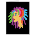 Rainbow Hair cards