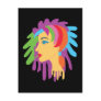 Rainbow Hair Postcard