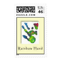 Rainbow Hand Postage postage