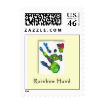 Rainbow Hand Postage postage