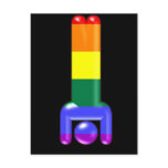 Rainbow Handstand postcards