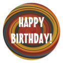 Rainbow Happy Birthday stickers by sharpcreations Rainbow Happy Birthday stickers