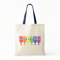 Rainbow Happy Chanukah Bags