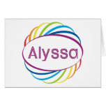 Rainbow happy frame Alyssa Cards Rainbow happy frame Alyssa Cards