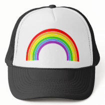 rainbow trucker hats