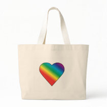 Rainbow heart bags