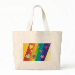 Rainbow heart canvas bags Rainbow heart canvas bags