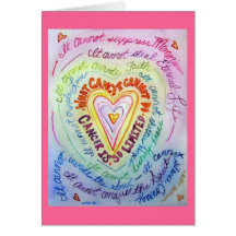Rainbow Heart Cancer Cannot Do Greeting Cards