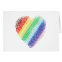 Rainbow Heart Greeting Card