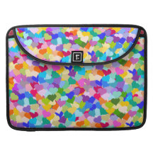 Rainbow Heart Confetti MacBook Pro Sleeve