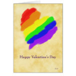 Rainbow Heart: Gay Valentines Cards
