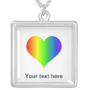 Rainbow Heart Necklace