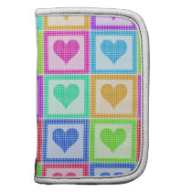Rainbow Heart Quilt Pattern Organizer