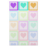 Rainbow Heart Quilt Pattern Stationery Design