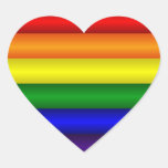 Rainbow Heart Sticker
