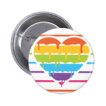 Rainbow heart with drip buttons