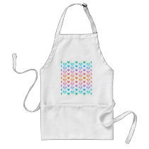 Rainbow hearts apron
