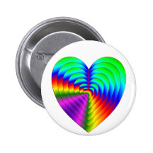 Rainbow Hearts Pin