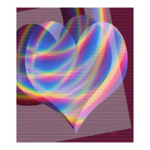 Rainbow Hearts posters by daysrays Rainbow Hearts posters