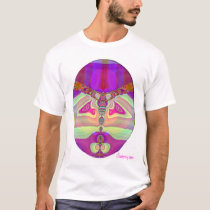 Rainbow Hearts T-shirt 2 by Surfwearzcom Rainbow Hearts T-shirt 2