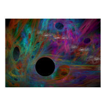 Rainbow Holes Poster posters