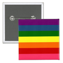 Rainbow Horizontal Stripes Pin