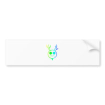 Rainbow Horned God 2 Bumper Sticker
