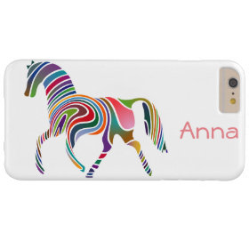 Rainbow horse design barely there iPhone 6 plus case
