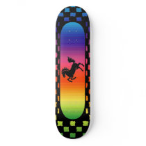 Rainbow horse Skateboard