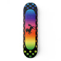 Rainbow horse Skateboard skateboard