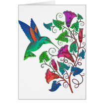 Rainbow Hummingbird Cards