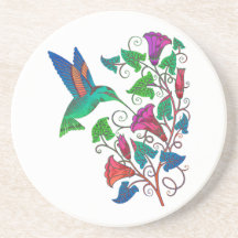 Rainbow Hummingbird Coasters