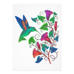 Rainbow Hummingbird Invitations