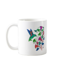 Rainbow Hummingbird Coffee Mugs