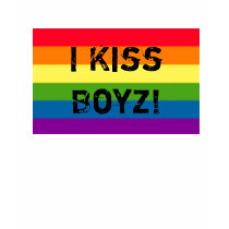 RAINBOW I Kiss Boyz! t-shirts by softrainbow30 RAINBOW I Kiss Boyz! t-shirts