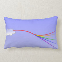 Rainbow in the Clouds Pillow