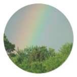 round_sticker - A beautiful rainbow to brighten your day and inspire you.: Sizes  Available colors: 0